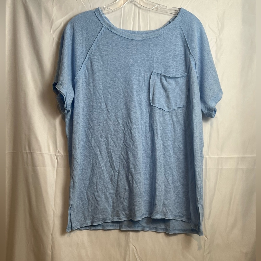 Baby blue blouse